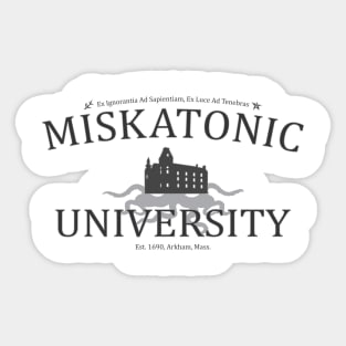 Miskatonic University classic v.w Sticker
